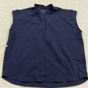 Women's Navy Rafaela™ - Oversized Scrub Top - XL